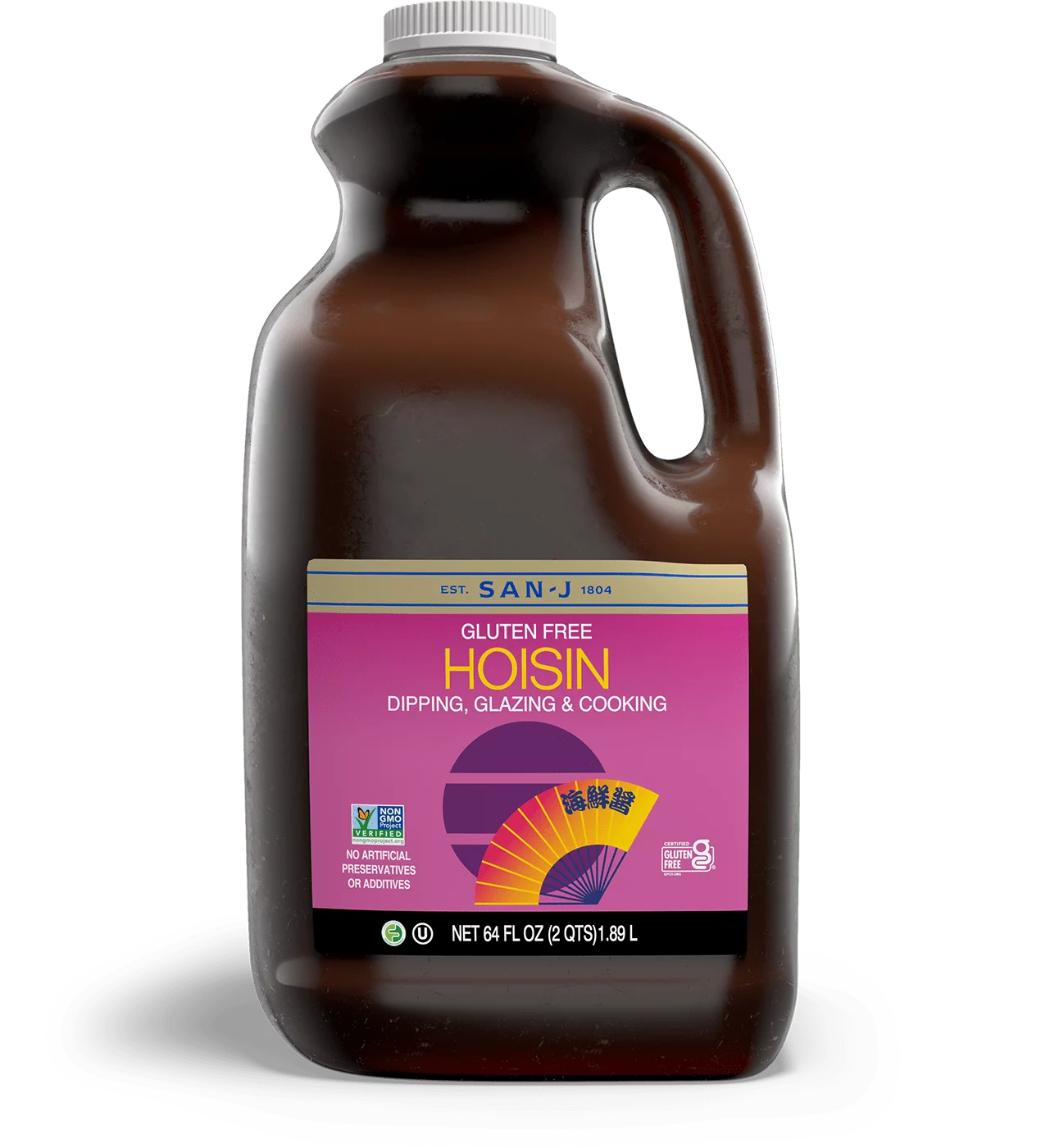 San j hoisin asian cooking sauce food service 64oz