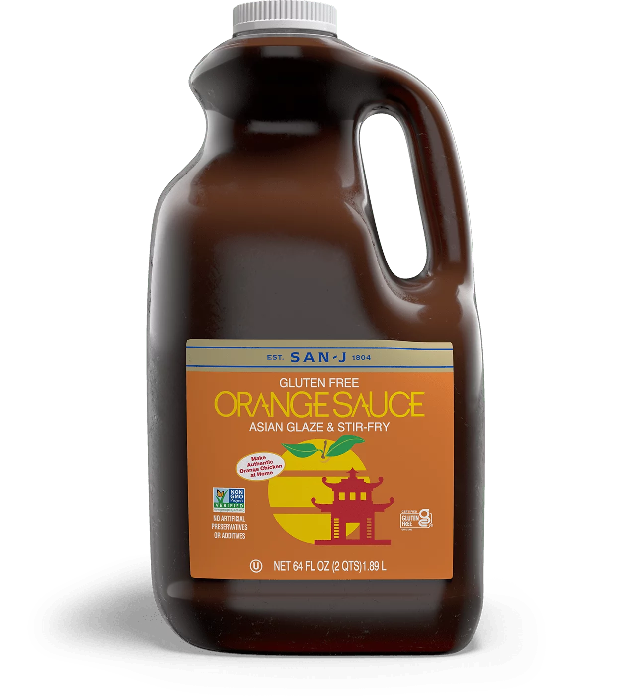 San j orange sauce food service 64oz
