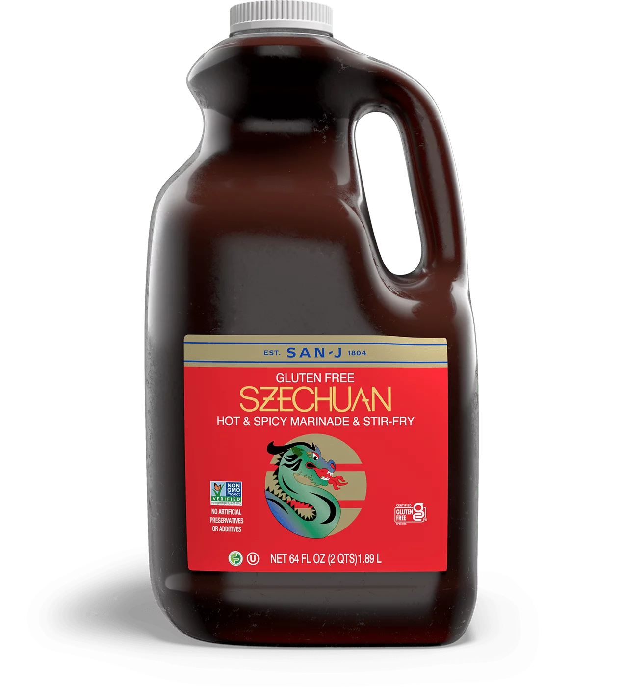 San j szechuan asian cooking sauce food service 64oz