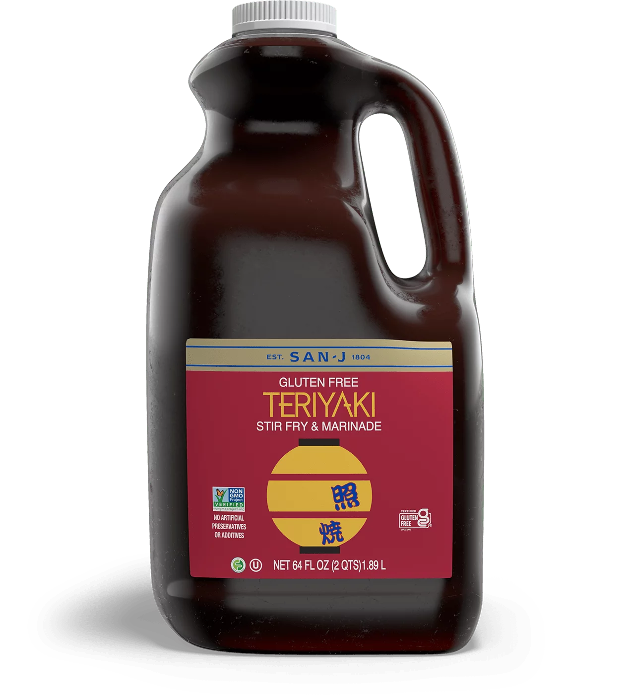 San j teriyaki asian cooking sauce food service 64oz